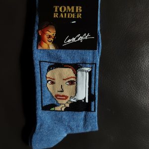 ZZ060 tomb raider lara croft socks chaussettes